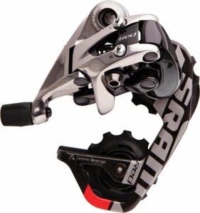 SRAM Red Rear Derailleur - 10 Speed, Short Cage, Black/Silver - Picture 1 of 1