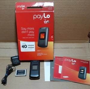 Samsung Entro SPH-M270 - Black (Virgin Mobile) Cellular Phone - Picture 1 of 8