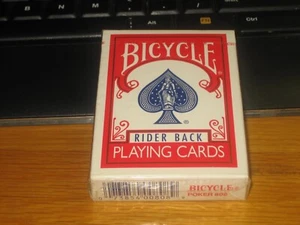 Bicycle Rider Back 808 Standard Poker Playing Cards Red NEW - Picture 1 of 6