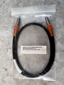 Canare LV-77S 75ohm RCA to RCA Cable, Audiophile S/PDIF Interconnect 1-Meter - Picture 1 of 1