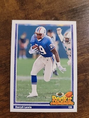 1991 Upper Deck Premier Edition High Number #617 Darryll Lewis-NFL - Fresh Pull - Image 1 of 2