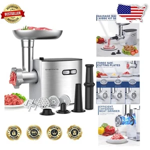 Versatile 2600W Meat Grinder & Sausage Stuffer - Easy to Clean, Compact Design - Picture 1 of 9