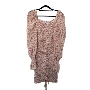 Mini Vestido Princesa Polly Manga Larga Para Mujer Talla 8 Rosa Floral - Imagen 1 de 4