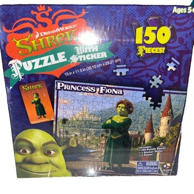 Dreamworks Shrek Princess Fiona 150 Piece Jigsaw Puzzle NEW SEALED 15" X 11"  - Image 1 of 2