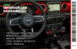 ✨ SET LAMPADINE LED INTERNI "JEEP GRAND CHEROKEE 3" BIANCO GHIACCIO 2004-2010 ✨ - Imagen 1 de 1