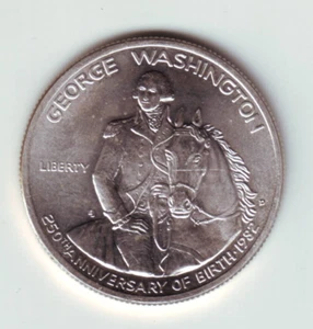 USA George Washington 250th Anniversary Half Dollar 1982-D Proof - Picture 1 of 2