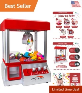 Claw Machine Arcade Game with Sound, Cool Fun Mini Candy Grabber Prize Dispen... - Picture 1 of 9