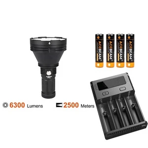 Paquete: Searchlight Acebeam K75 V2 -6300Lm 2500 metros con cargador I4 y 4 baterías - Imagen 1 de 8