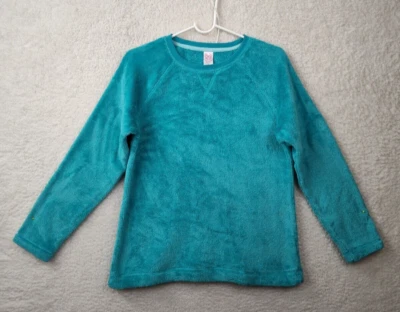 So Women Sweatshirt Medium Blue 100% Polyester Long Sleeve Sleepwear Pullover - Image 1 of 4
