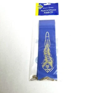 Boy Scouts Space Derby Participant Ribbon Blue NOS Sealed 10 Pack Cub Scout BSA - Picture 1 of 3
