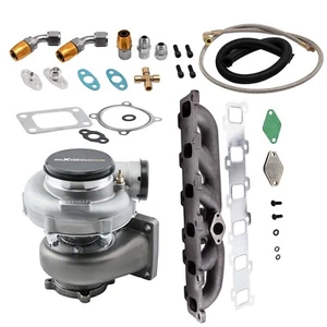 GT3582 Turbo & Manifold & Oil line for Nissan Patrol Safari 4.2L TD42 TB42 TB45 - Picture 1 of 12