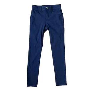 Girls 12 Old Navy Blue Stretch Ballerina Jegging Pants Adjustable Pockets - Picture 1 of 3