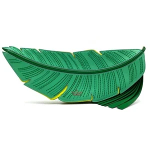 Kate Spade New York Flights of Fancy Banana Leaf Clutch Bag Rare From Japan - Picture 1 of 10