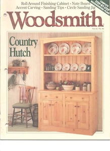 Woodsmith Magazine Country Hutch December 1994 Note Board Accent Carving - Picture 1 of 1