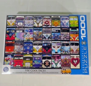 NEW 1000 Piece Jigsaw Puzzle VW Cool Faces Eurographics Volkswagen Puzzle - Picture 1 of 4