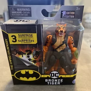 DC BATMAN 2020 1RST EDITION THE CAPED CRUSADER BRONZE TIGER 4 INCH FIG. NEW S4 - Picture 1 of 2