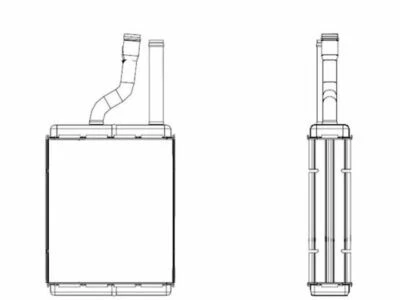 Núcleo calefactor delantero Mercury Marquis 1983-1986 TYC 67963YF 1984 1985 Foto 1 de 2