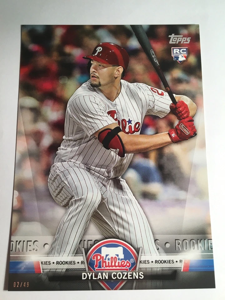 2018 Topps Update Salute Jumbo 5x7 Dylan Cozens Phillies RC S32 01/49 - Image 1 of 1