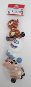 Rudolph The Red Nosed Reindeer Bath Toys 3 Bath Squirts C2 - Picture 1 of 5