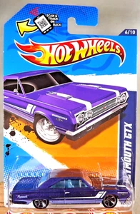 2012 Hot Wheels KMART #87 Muscle Mania-Mopar '68 HEMI BARRACUDA Purple w/MC5 Sp - Picture 1 of 5