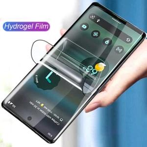 HD Hydrogel Film For Google Pixel 8 7 6 Pro 7A 6A Full Cover Screen Protector - Picture 1 of 12