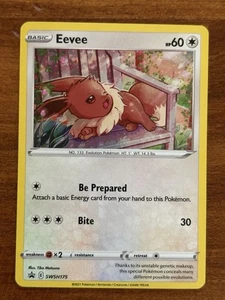 Eevee SWSH175 SWSH: Sword & Shield Promo Cards Holo - Picture 1 of 2