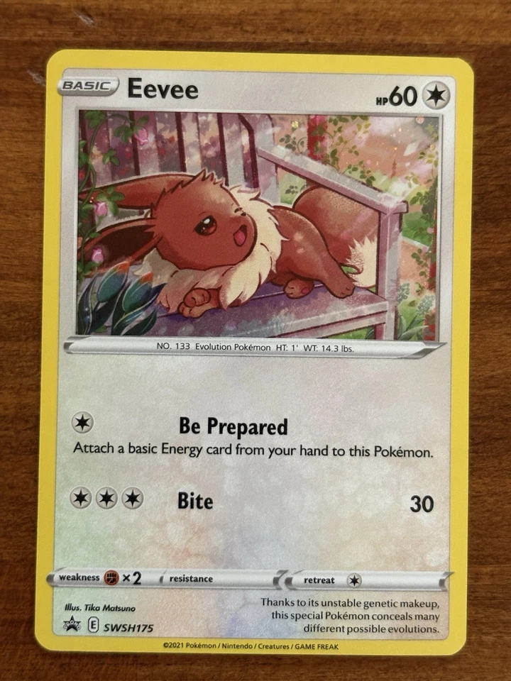 Eevee SWSH175 SWSH: Sword & Shield Promo Cards Holo - Image 1 of 2