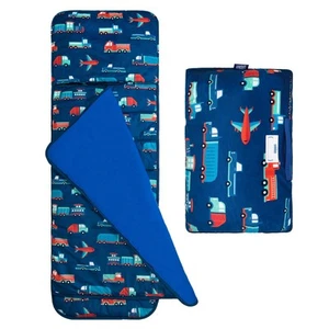 Plush Nap Mat – Soft, Cozy, Convenient for Daycare & Preschool – Transportation - Picture 1 of 8