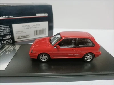 Hi Story 1:43 Suzuki Swift Gundam Car Model Cultus GT-i 1987 Red Resin modelo de coche Foto 1 de 4