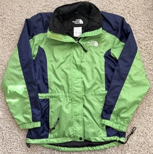 Women’s North Face Vintage Green Rain Jacket Size XS Petites - Picture 1 of 5