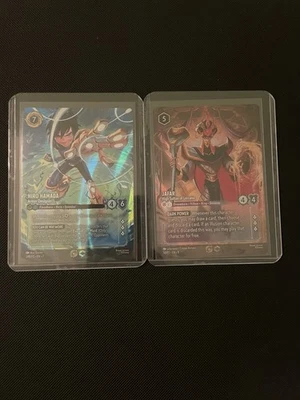 Disney Lorcana Jafar & Hiro Hamada Set Championship Promo Enchanted Cards  - Image 1 of 4