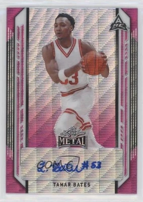 2021-22 Leaf Metal Pink Wave /20 Tamar Bates #BA-TB1 Auto - Image 1 of 2