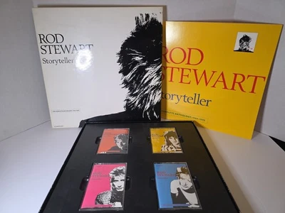 Rod Stewart Storyteller The Complete Anthology  1964-1990 Cassette Tapes w/ Book - Image 1 of 4