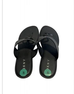 DKNY Women’s Sandals Size 8 In Black - Picture 1 of 6