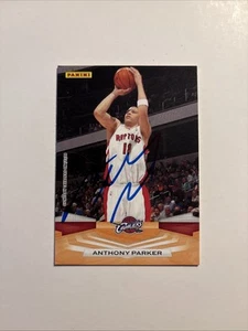Tarjeta autografiada Panini Anthony Parker 2009 #69 Cleveland Cavaliers CB2596 - Imagen 1 de 2