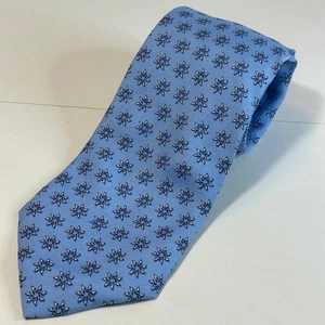 Vineyard Vines Arch Custom Collection Light Blue Star Pattern Silk Neck Tie - Picture 1 of 6