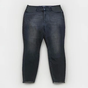 Judy Blue Umstandsjeans Plus 22W Skinny Fit schwarz Denim roher Saum Stretch bequem - Bild 1 von 13