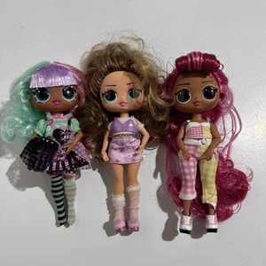 Lotto di tre bambole Lol Surprise OMG Cherry BB Lexi Gurl Fancy Girl - Foto 1 di 6