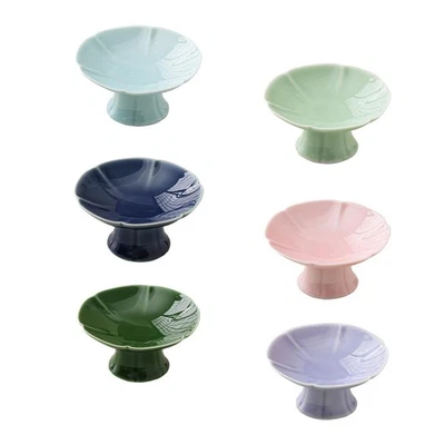 Fruit Bowl Footed Elegant Ceramic Dessert Stand for Chocolate Cupcakes Party - Image 1 of 2