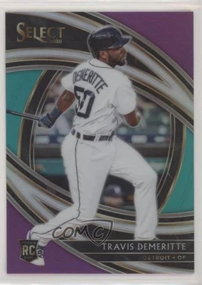 2020 Panini Select Premier Tri-Color Prizm Travis Demeritte #160 Rookie RC - Image 1 of 2