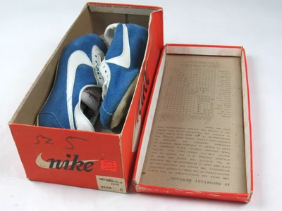 Vintage NOS 1970s Nike Canada Quick 4 Track Shoes w/ Spikes Original Size 5 70s - Image 1 of 4
