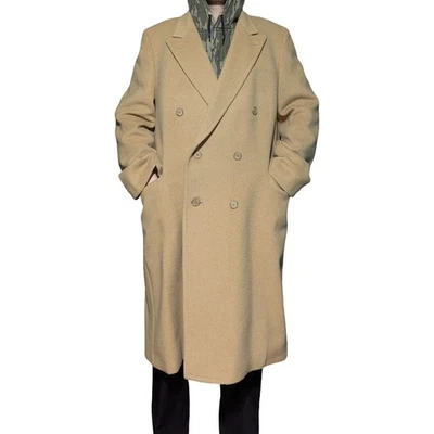 👀 Vintage 50's Finchley Fifth Avenue Cashmere/Wool/Polyamide Blend Trench Coat  - Image 1 of 4