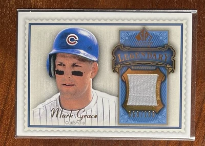 2009 SP Legendary Cuts Mark Grace🌟 Legendary Materials BLUE GU Jersey🔥/100 - Image 1 of 4