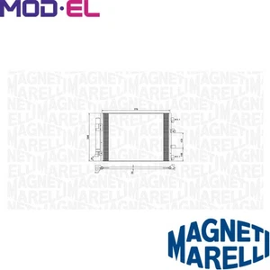 CONDENSER AIR CONDITIONING 350203773000 FOR FORD GRAND/C-MAX FOCUS/III/Turnier - Picture 1 of 9