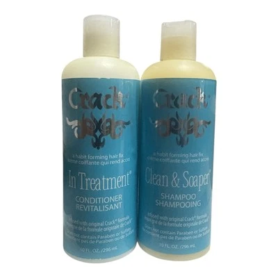 Crack "Clean & Soaper" Shampoo & "In Treatment" Conditioner 10 oz Bottles Each - Image 1 of 3