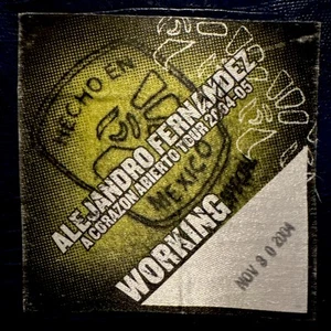 ALEJANDRO FERNANDEZ - TOUR 2004-05 - 30.11.2004 - NOKIA LIVE - BACKSTAGE PASS - Bild 1 von 1