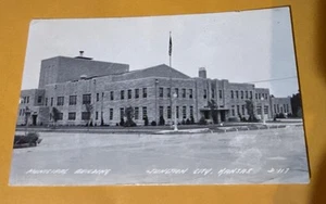 Postcard Municipal Building Junction City Kansas RPPC 1949 - Picture 1 of 2