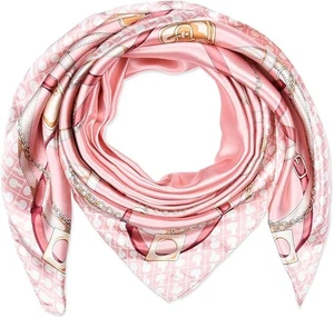 35"x35" großes quadratisches seidenähnliches Haar Schal Bandana für Frauen - Bild 1 von 5