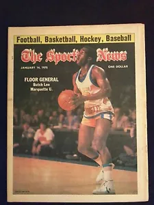 January 14 1978 Sporting News Magazine Butch Lee Marquette NCAA - Bild 1 von 2