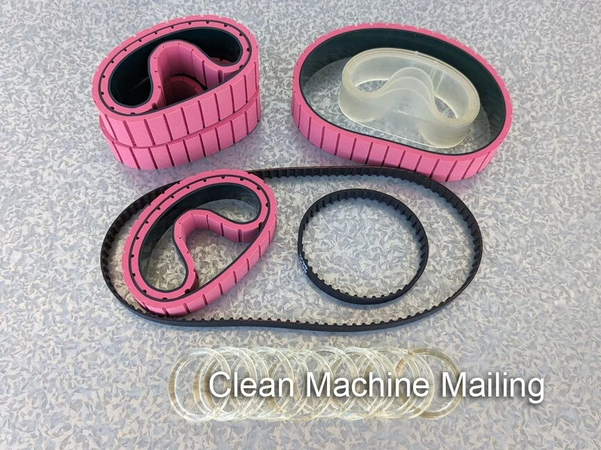 CLEAN MACHINE MAILING Streamfeeder V-710IJ FR170 V710DM Belt Kit Complete Standard Gate